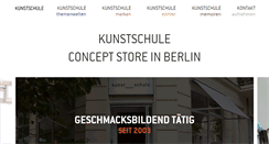 Desktop Screenshot of kunstschule.net