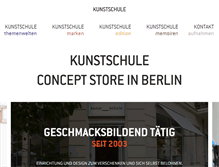 Tablet Screenshot of kunstschule.net